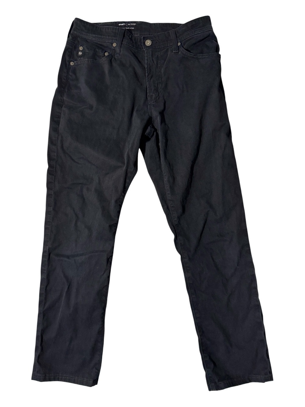 Adriano Goldschmied mens 29x28 Everett slim straight black jeans